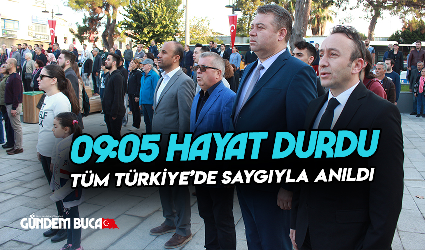 ATA için Hayat Durdu Saygıyla...