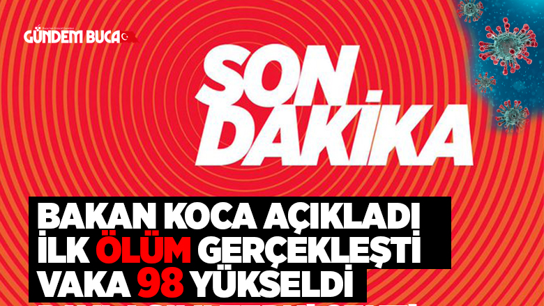 Türkiye'de koronavirüsten ilk ölüm gerçekleşti