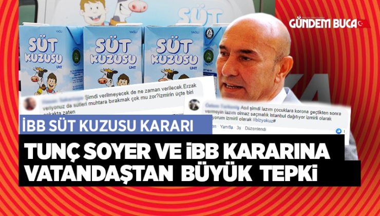 İzmir Büyük Şehir Belediyesinin Kararına Tepkiler Geldi.