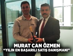 Murat Can Özmen ‘e “2023 Yılı Başarılı Satış Danışmanı” ödülü