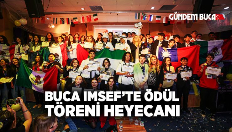 Buca IMSEF’te ödül töreni heyecanı