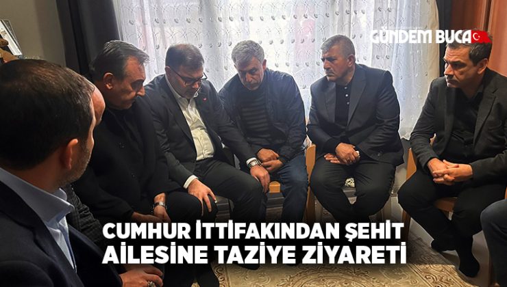 Cumhur İttifakından Şehit ailesine Taziye Ziyareti