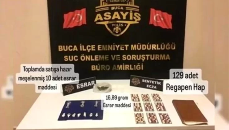 İzmir Buca’da yapılan huzur uygulamalarında 93 kişi tutuklandı