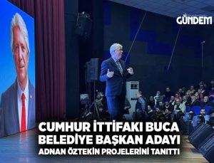 Cumhur İttifakı Buca Belediye Başkan adayı Adnan Öztekin, projelerini açıkladı