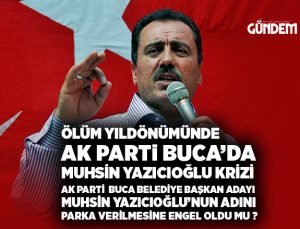 Muhsin Yazıcıoğlu ‘nun Ölüm Yıl dönümünde AK Parti Buca’da Muhsin Yazıcıoğlu Krizi