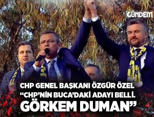 CHP Genel Başkanı Özgür ÖZEL Buca’da Konuştu “CHP ’nin  Buca’daki adayı belli Görkem Duman”