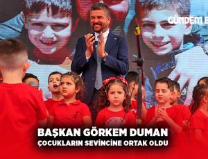 Başkan Görkem Duman, çocukların sevincine ortak oldu