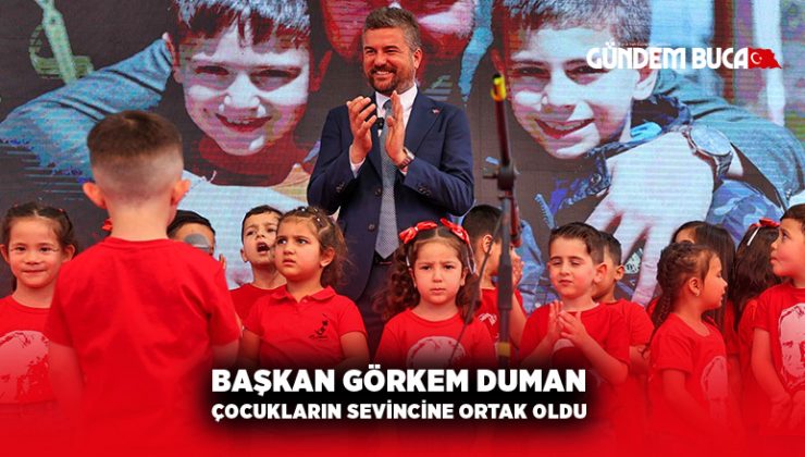 Başkan Görkem Duman, çocukların sevincine ortak oldu