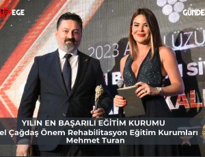 2023 Yılı En Başarılı Eğitim Kurumu ödülünü, Özel Çağdaş Önem Rehabilitasyon ve Eğitim kurumları