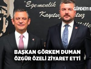 Görkem Duman Özgür Özeli Ziyaret Etti