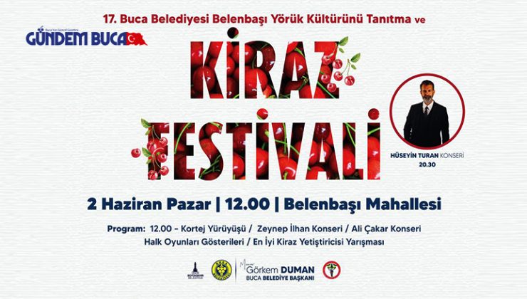 Buca’da Kiraz Festivali’ne geri sayım başladı