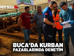 Buca’da kurban pazarlarında sıkı denetim başladı