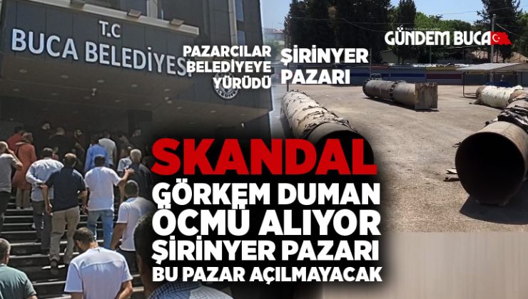 Skandal Görkem Duman Öcmü alıyor ? Şirinyer Pazarı Bu Pazar açılmayacak.
