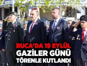 Buca’da19 Eylül Gaziler Günü törenle kutlandı