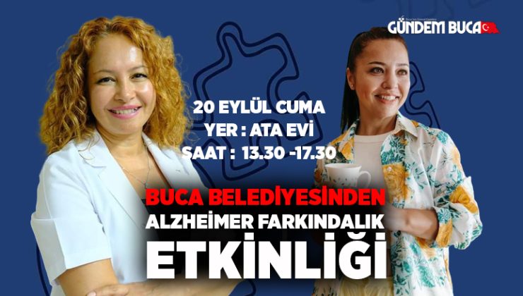 Buca Belediyesinden Alzheimer farkındalık etkinliği