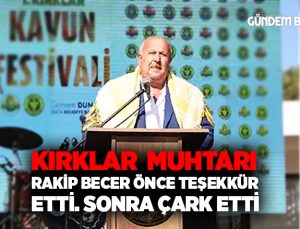 Buca Kırklar Muhtarı Rakip Becer Önce Teşekkür Etti, Sonra Çark etti.