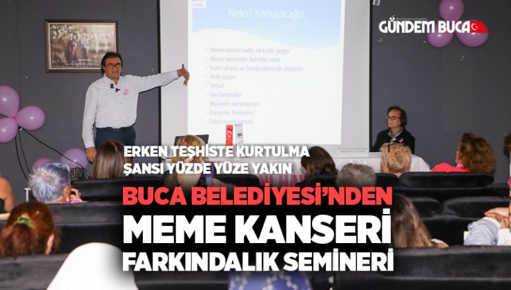 Buca Belediyesi ’nden Meme Kanseri Farkındalık Semineri
