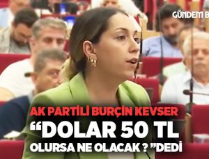 AK Partili Burçin Kevser Sevil “dolar 50 TL olursa ne olacak ? ”dedi