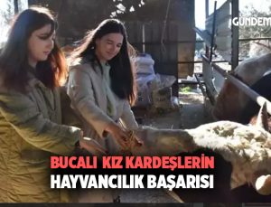 Üniversiteli kız kardeşler Buca’da hayvancılık yapıyor!