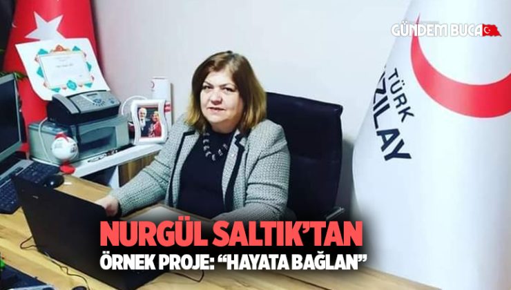 İyilik Elçisi Türk Kızılay Urla Şube başkanı Nurgül Saltık