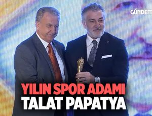 Yılın Spor Adamı Talat Papatya Ödülü Sebahattin Şahin verdi