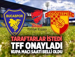 Bucaspor 1928 Göztepe Türkiye Kupası Maç günü saati belli oldu
