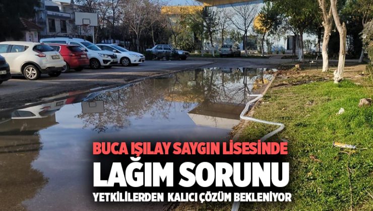 Buca Işılay Saygın Güzel Sanatlar Lisesinde Lağım Sorunu yetkililerden Çözüm bekliyor