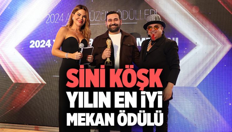 2024 Yılı En İyi Mekan Ödülü Buca Sini Köşk’e Verildi
