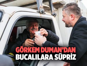 Görkem Duman ’dan Bucalılara süpriz