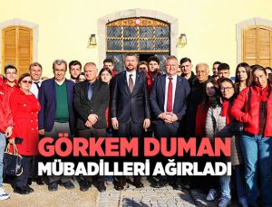 Başkan Görkem Duman mübadilleri ağırladı