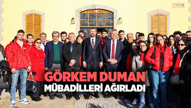 Başkan Görkem Duman mübadilleri ağırladı