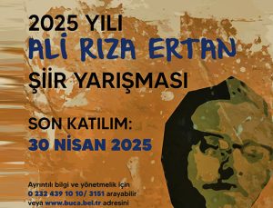 Ali Rıza Ertan Şiir Yarışması için başvurular başladı