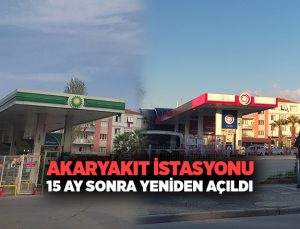 Buca Belediyesi Önündeki Akaryakıt İstasyonu 15 Ay Sonra Yeniden Açıldı