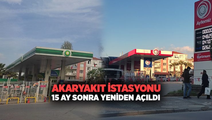 Buca Belediyesi Önündeki Akaryakıt İstasyonu 15 Ay Sonra Yeniden Açıldı