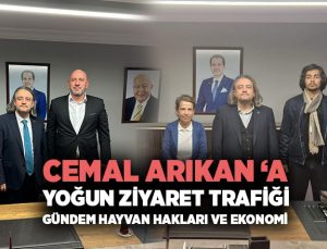 Cemal Arıkan ‘a Yoğun Ziyaret Trafiği Gündem Hayvan Hakları ve Ekonomi