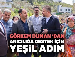 Görkem Duman ‘dan arıcılığa destek için yeşil adım