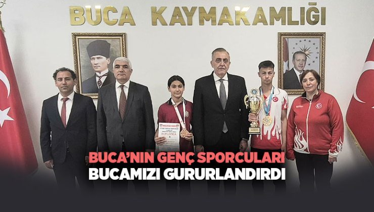 Buca ’nın Genç Sporcuları Başarılarını Protokol ile Paylaştı