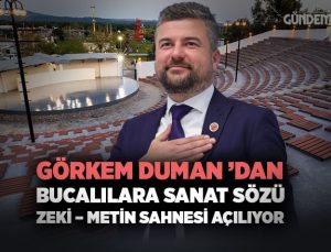 Görkem Duman ’dan Bucalılara Sanat Sözü Zeki – Metin Sahnesi Açılıyor