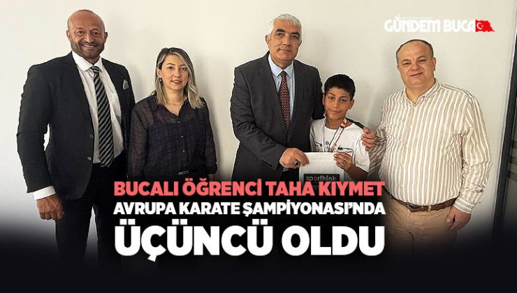 Bucalı Öğrenci Taha Kıymet Avrupa Üçüncüsü