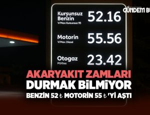 Akaryakıt Zamları Durmak Bilmiyor Benzin 52 ₺ Motorin 55 ₺ ‘yi Aştı