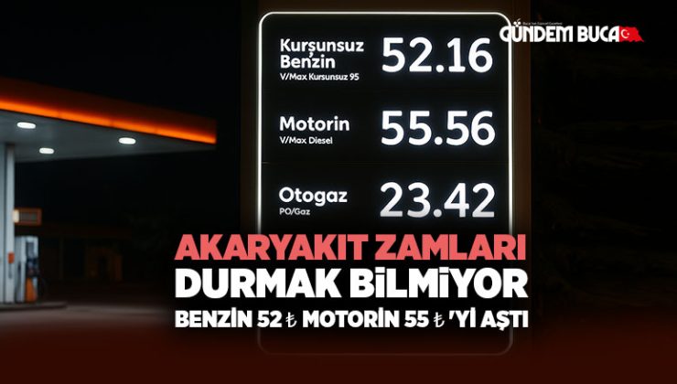 Akaryakıt Zamları Durmak Bilmiyor Benzin 52 ₺ Motorin 55 ₺ ‘yi Aştı