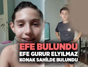 Kayıp Efe Gurur Elyılmaz Sağ Salim Bulundu