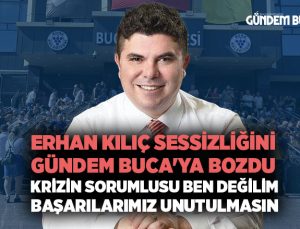 Erhan Kılıç Sessizliğini Gündem Buca’ya Bozdu.“Krizin Sorumlusu Ben Değilim, Başarılarımız Unutulmasın”