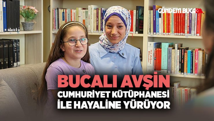 Bucalı Avşin Cumhuriyet Kütüphanesi ile hayaline yürüyor