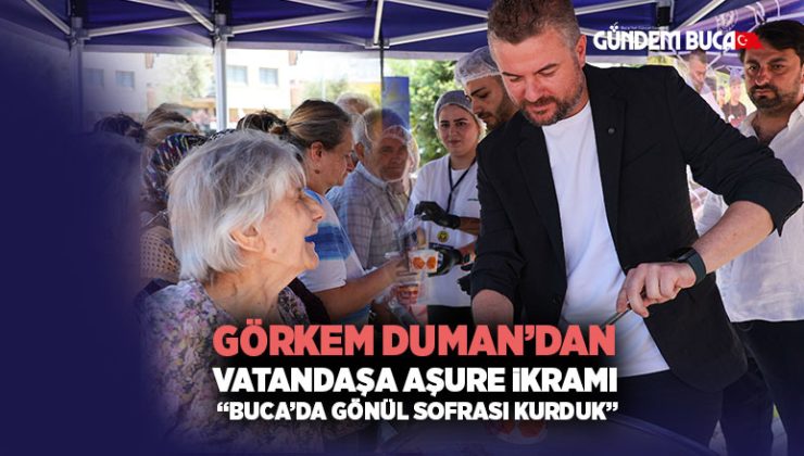 Görkem Duman ’dan Vatandaşa Aşure İkramı: “Buca’da Gönül Sofrası Kurduk”
