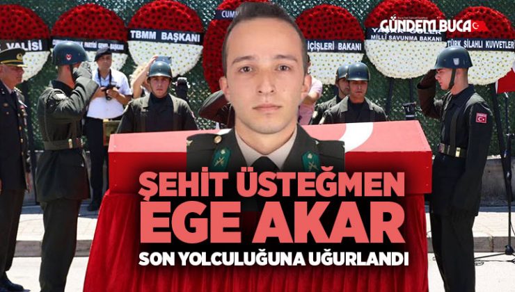 Şehit Üsteğmen Ege Akar Son Yolculuğuna Uğurlandı
