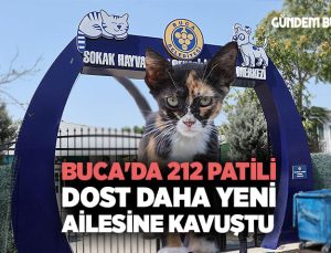 Buca ‘da 212 patili dost daha yeni ailesine kavuştu