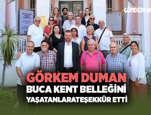 Kent Belleğini Yaşatanlara Görkem Duman ’dan Teşekkür