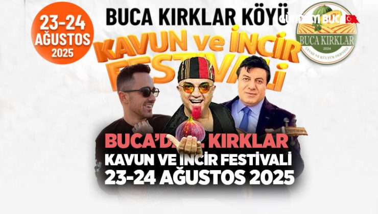 Buca ’da 2. Kırklar Kavun ve İncir Festivali Başlıyor!
