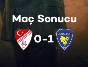 Bucaspor 1928, Elazığ Deplasmanında Kazanarak Umutlarını Tazeledi